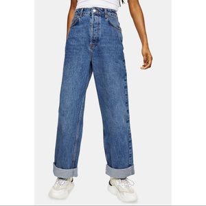 Topshop high rise baggy jeans